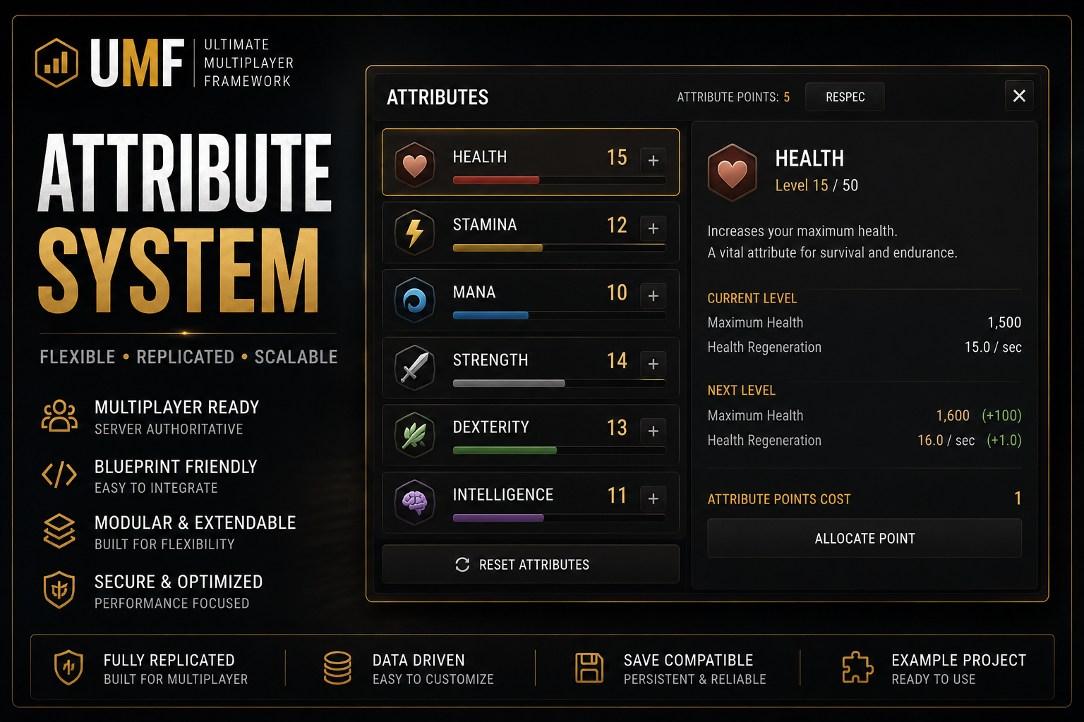 Ultimate Multiplayer Attributes
